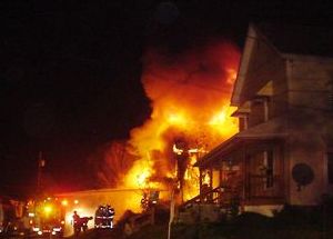 Structure Fire, Belington, Barbour County, BVFD photo
