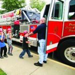 photo by Wayne Maris of some fire education in Chester.