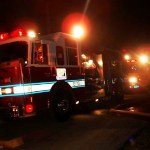 photo by Frank Ferrari apparatus at the scene of a House fire in Craigmoore WV.
