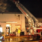 photo by Independent VFD of a Commercial structure fire in Ranson WV.