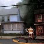 photo by Ron Agnir of a house fire in Martinsburg WV.